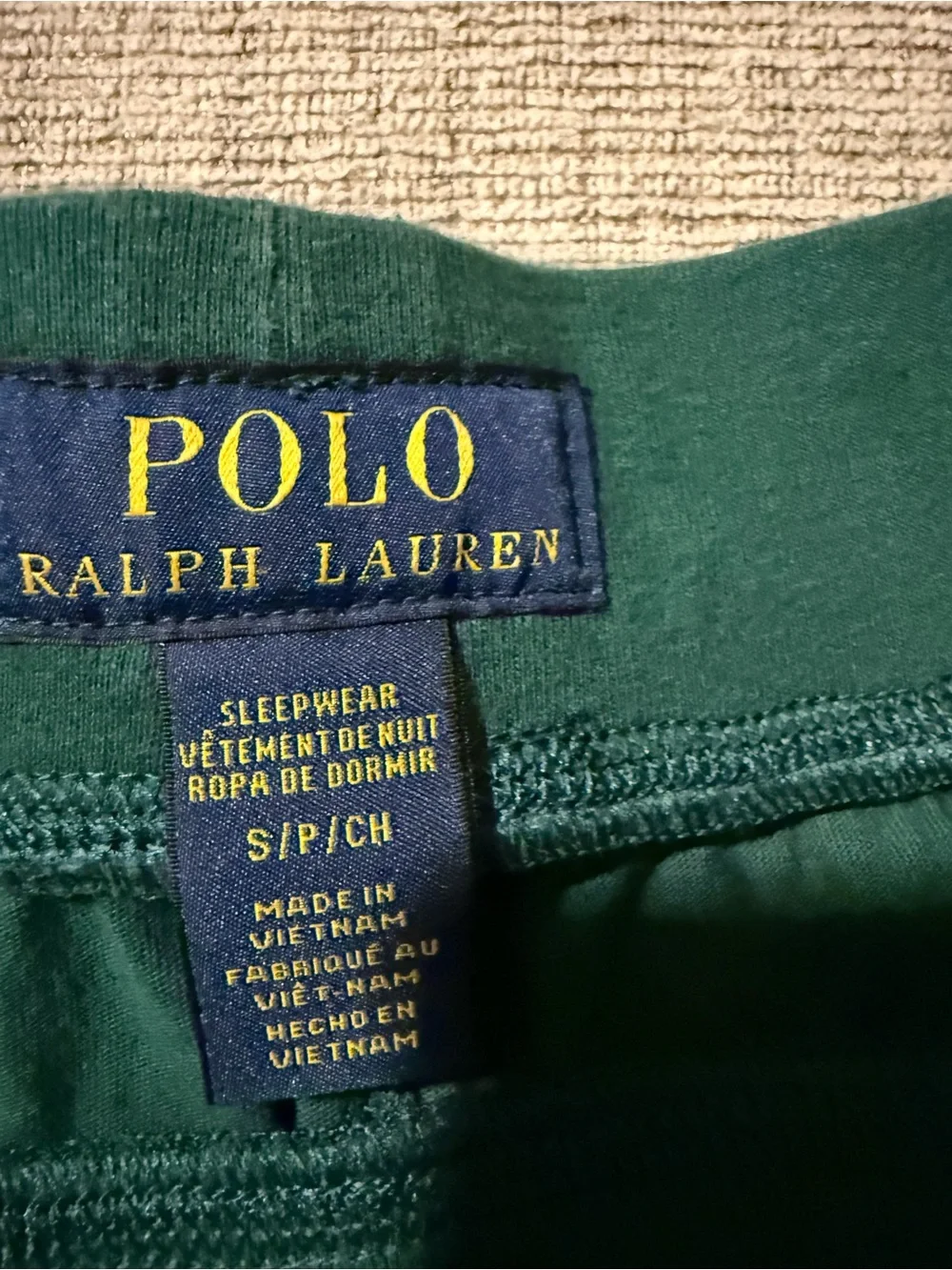 Polo Ralph Lauren Men's Polo Bear Pajama Jogger Pants. Size small